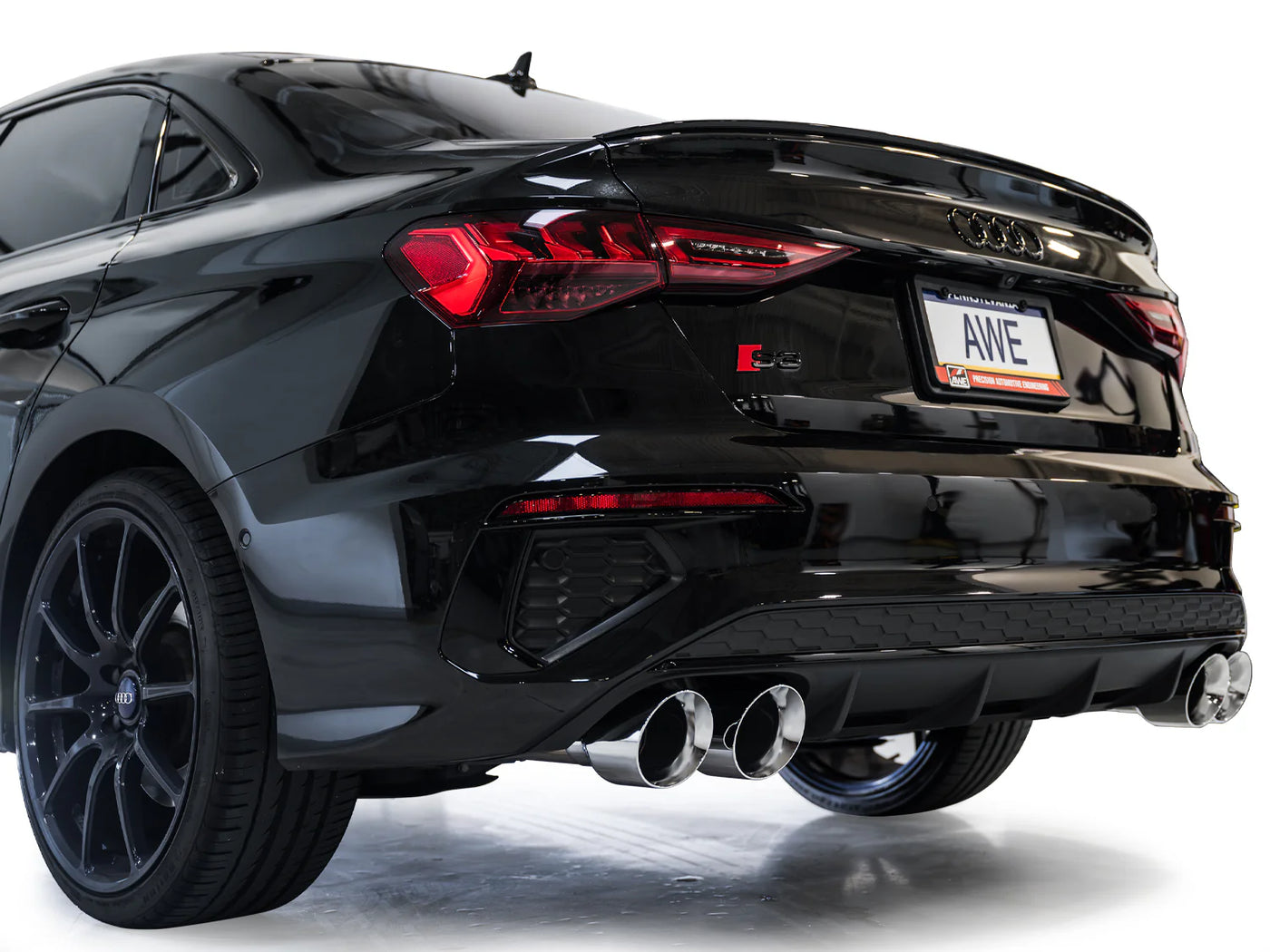 AWE Exhaust Audi Installed