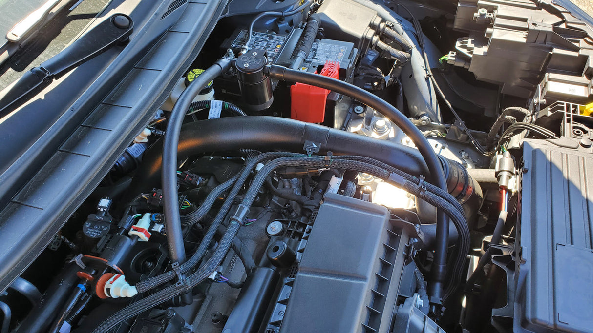 J&L 23-25 Ford Ecoboost 2.0 Oil Separator PCV Side