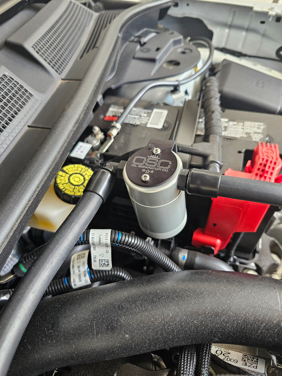 J&L 23-25 Ford Ecoboost 2.0 Oil Separator PCV Side