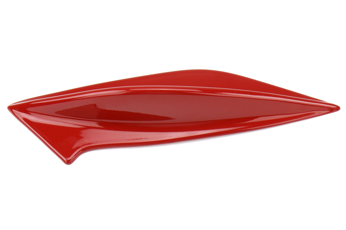 OLM STI Spoiler Side Fins - Lightning Red / Firestorm Red - 2015-2021 Subaru WRX / STI