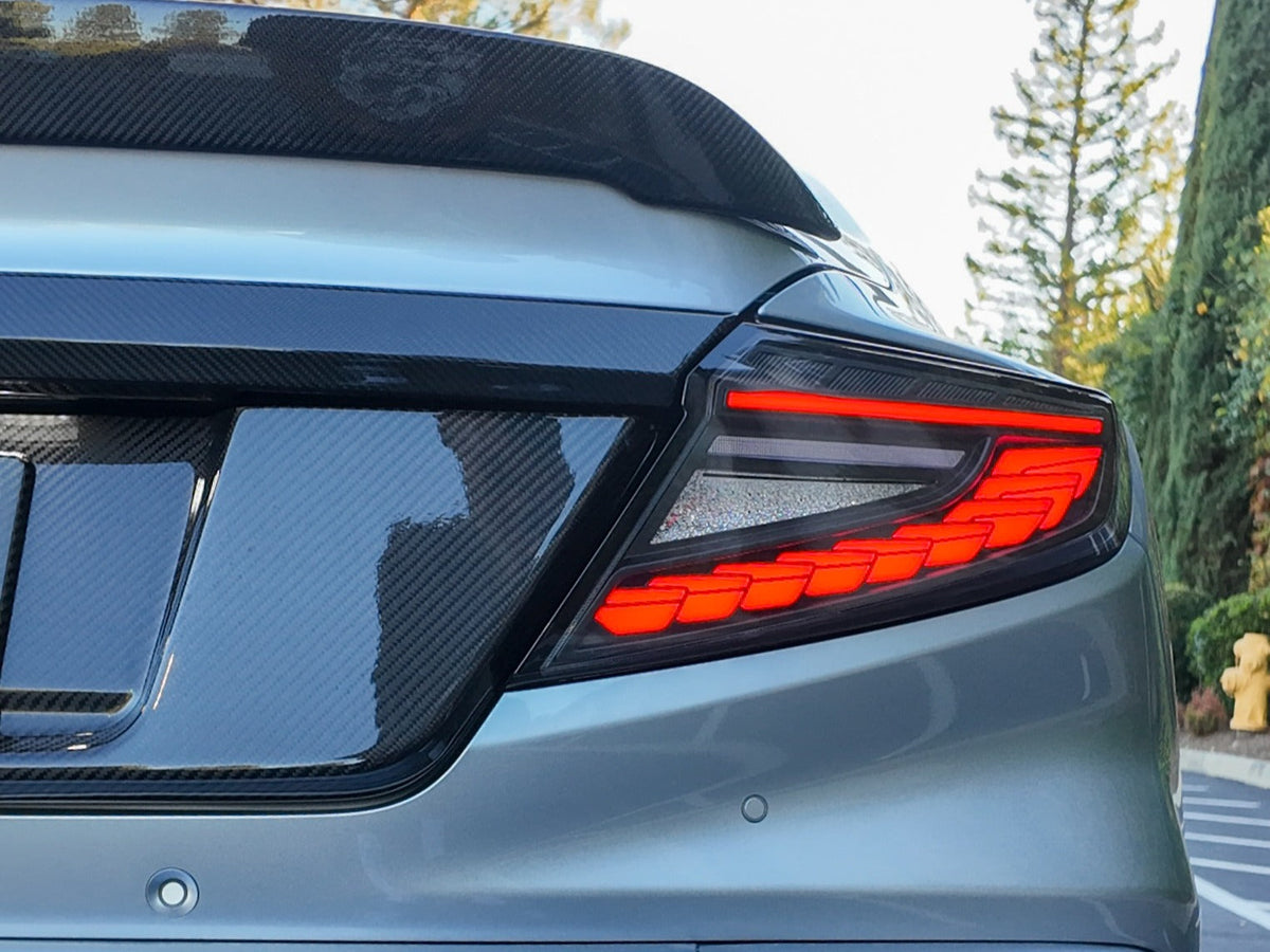 OLM Phantom-Spec LED Taillights (Smoke Lens Red Optic) - 2022+ WRX