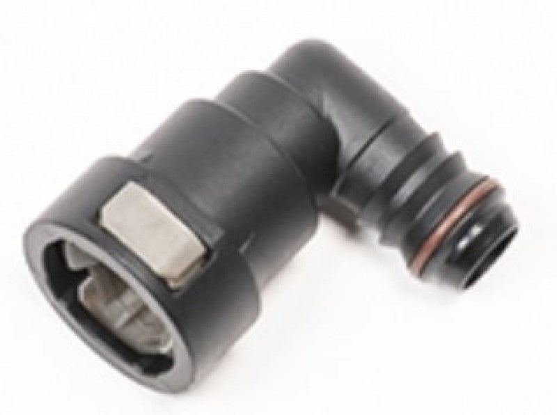 Radium Engineering 16mm SAE Female to 90deg 5/8in Barb
