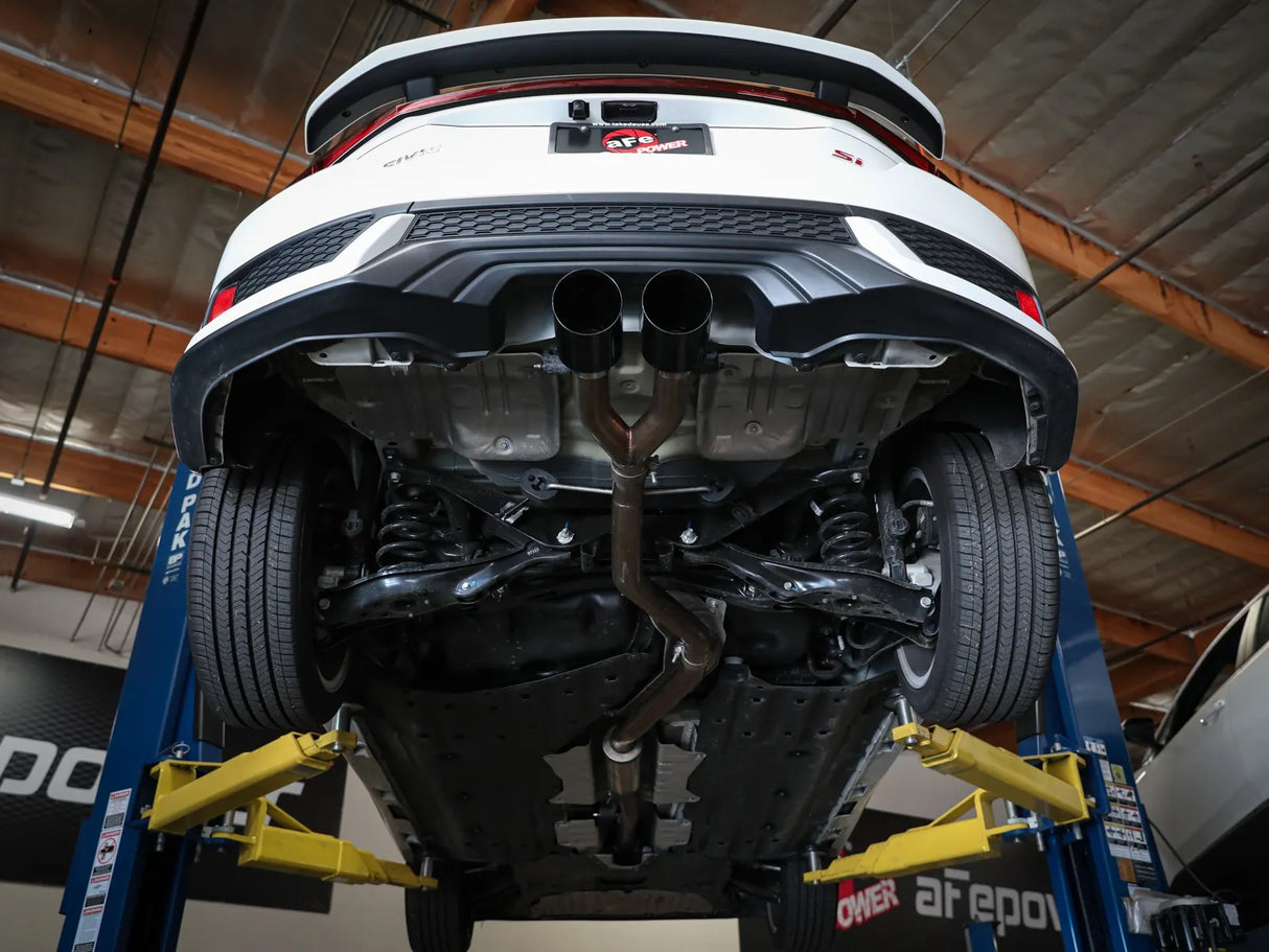 Takeda 304 Stainless Steel Cat-Back Exhaust System-10th Gen Honda Civic SI Coupe