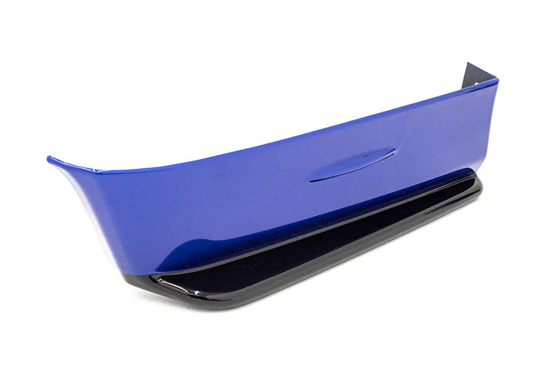 OLM Paint Matched/Gloss Black Rear Bumper Lip - World Rally Blue - 2015-2021 Subaru WRX / STI