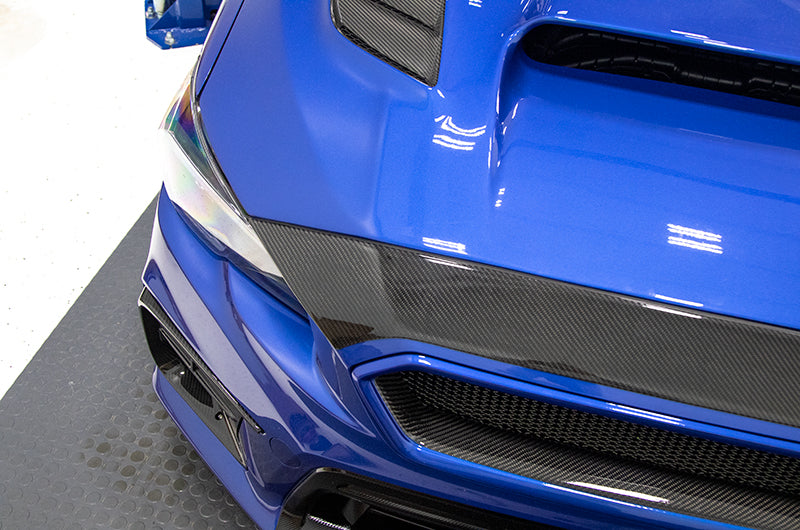 OLM Carbon Fiber Upper Front Bumper Cover - 2015-2021 Subaru WRX / STI