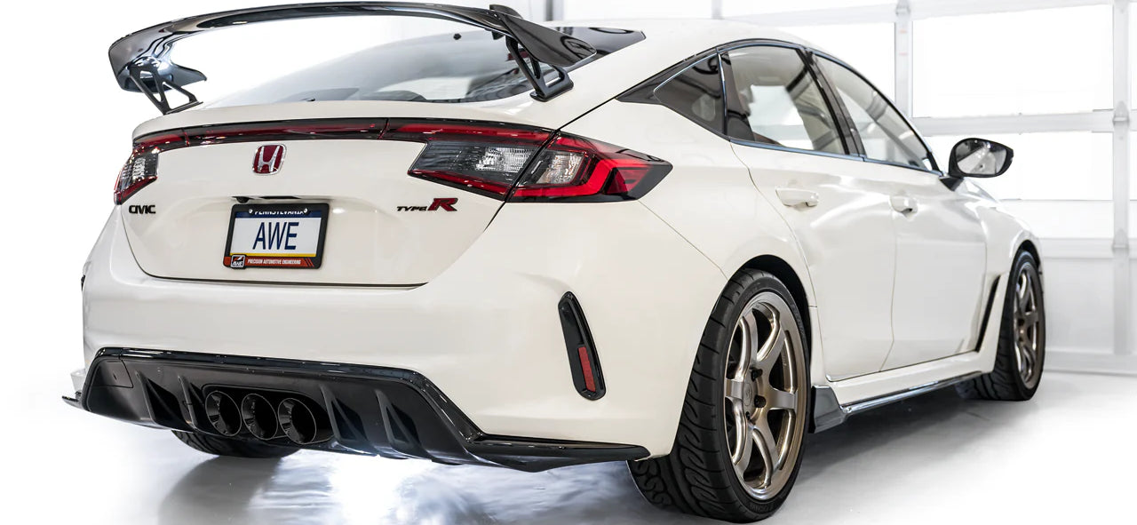 AWE Honda Civic Type R Exhaust System Installed