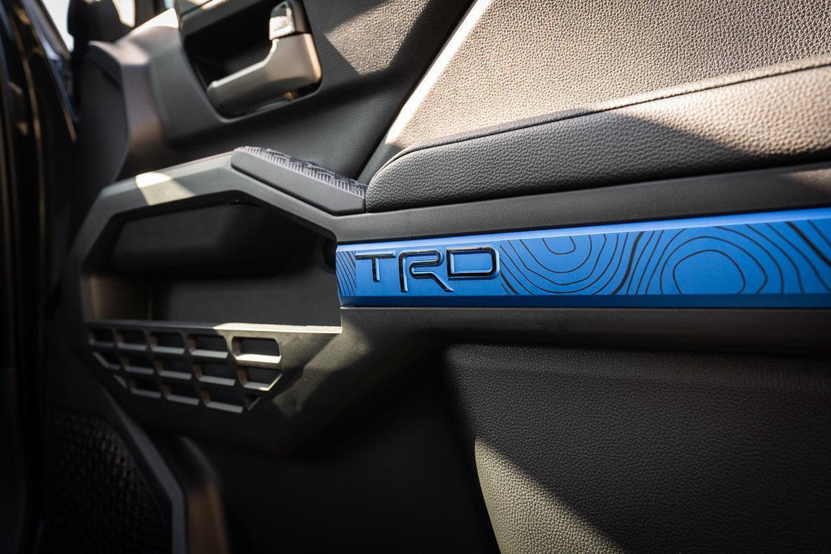 "TRD" Door Topographic Map Overlays - 2024+ Tacoma