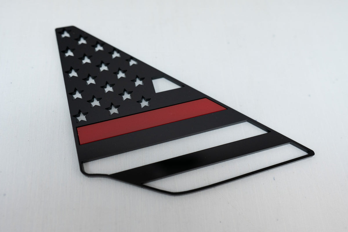 Acrylic Rear Triangle Flags - 2021+ Bronco