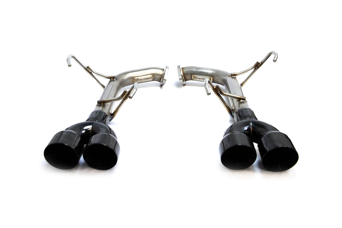 FactionFab Axle Back Exhaust Black Chrome Tip 2022 + WRX