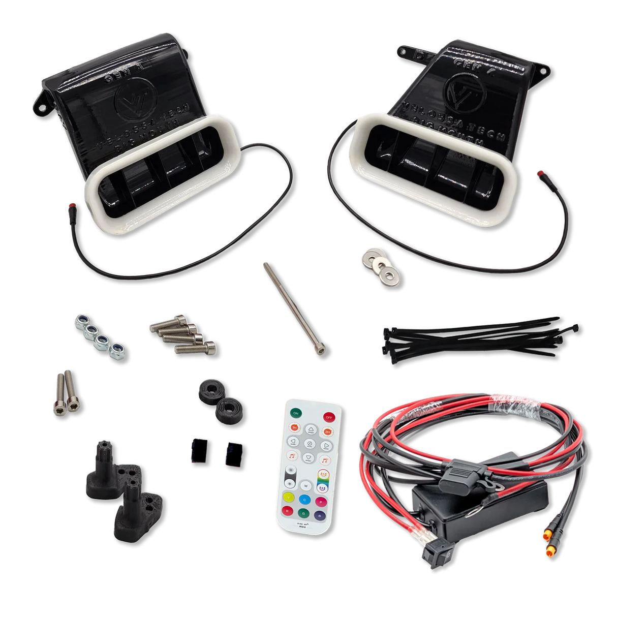 Velossa Tech BIG MOUTH LIT KIT Ram Air Intake Snorkel – 2022+ Ford Maverick