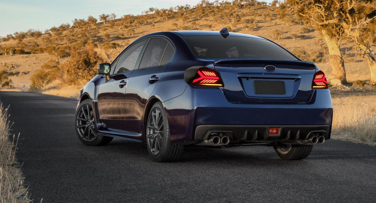 OLM Y-Spec LED Taillights (Clear Lens White Optic) - 2015-2021 WRX / STI