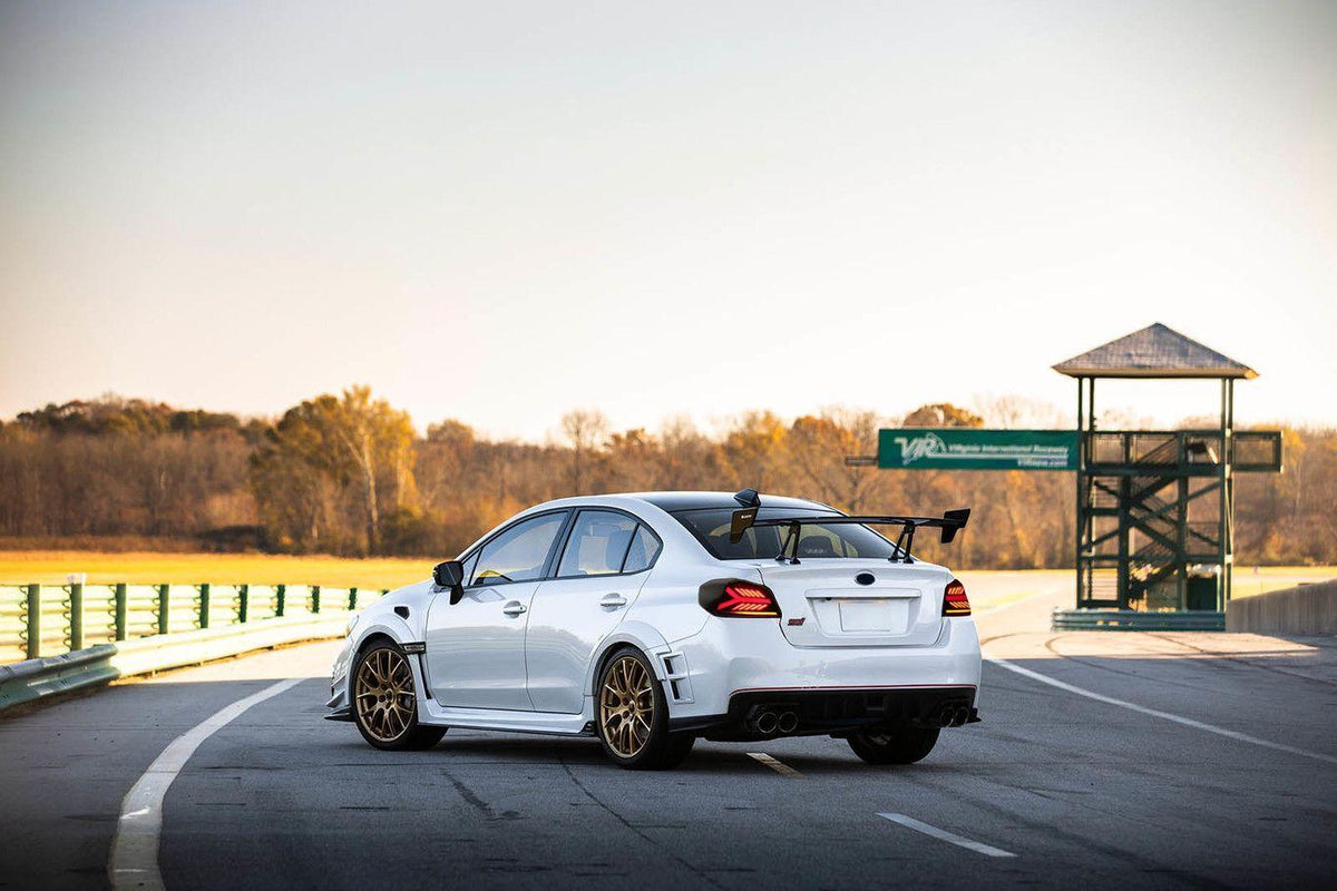 OLM Y-Spec LED Taillights (Clear Lens White Optic) - 2015-2021 WRX / STI