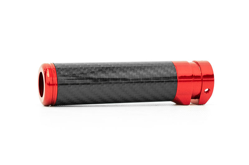 OLM Signature Series Ebrake Handle (Black Carbon w/Red) - 2015-2021 WRX & STI / 2013-2022 FR-S / BRZ / 86 / 2014-2018 Forester / 2013+ *Crosstrek