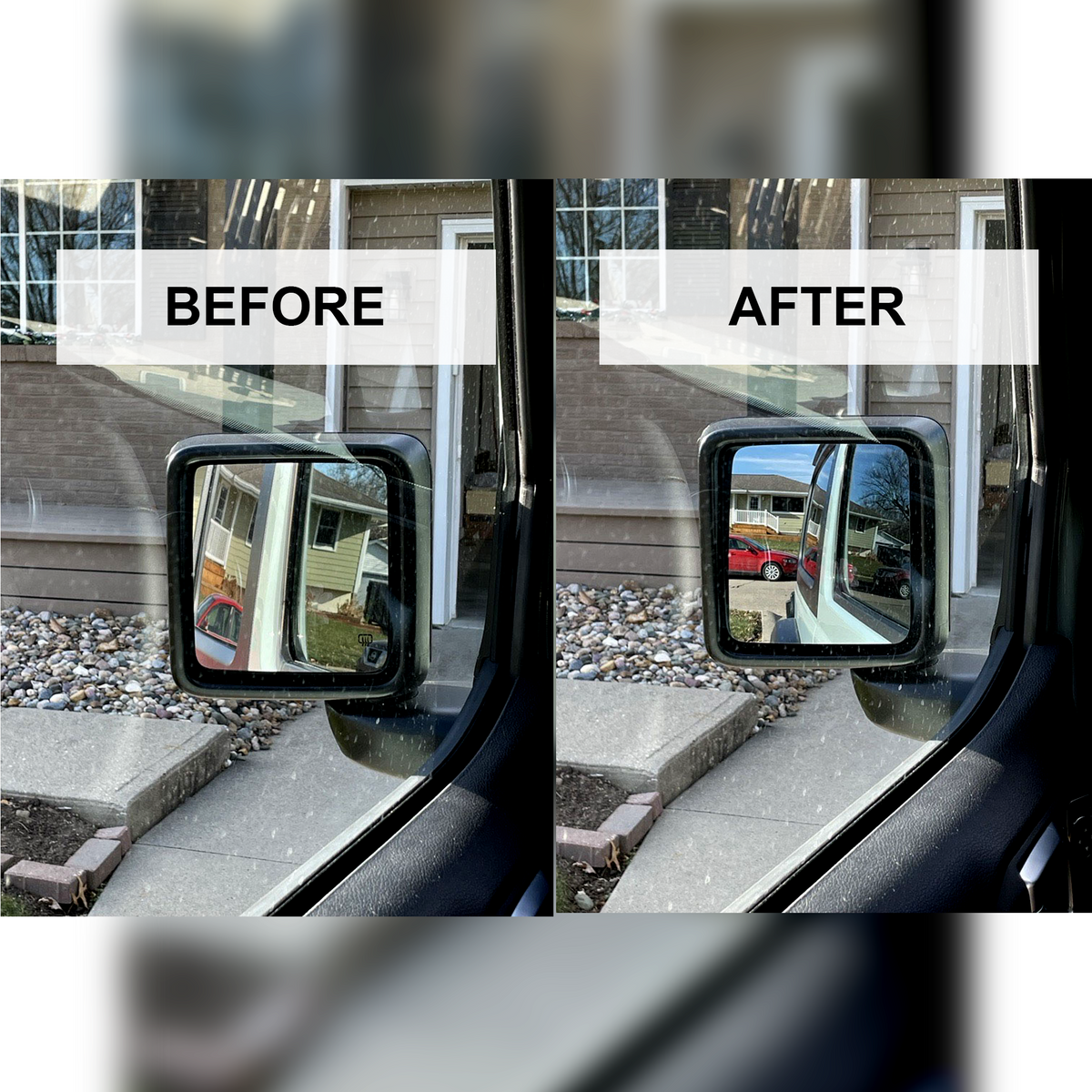 OLM Convex Mirrors with Defrosters (Chrome) - 2018+ Wrangler