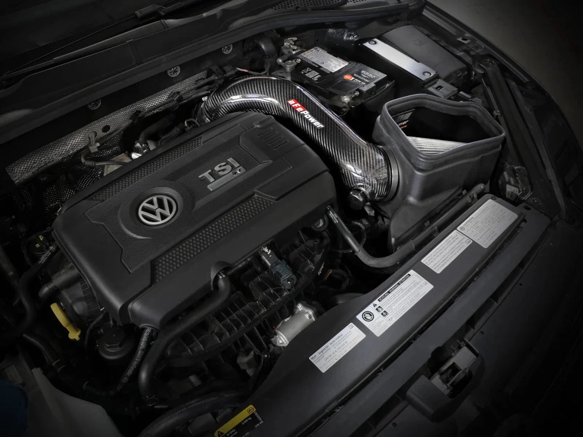 AFE - aFe 15 - 19 VW Golf R (MKVII) L4 - 2.0L (t) Track Series Carbon Fiber Intake System