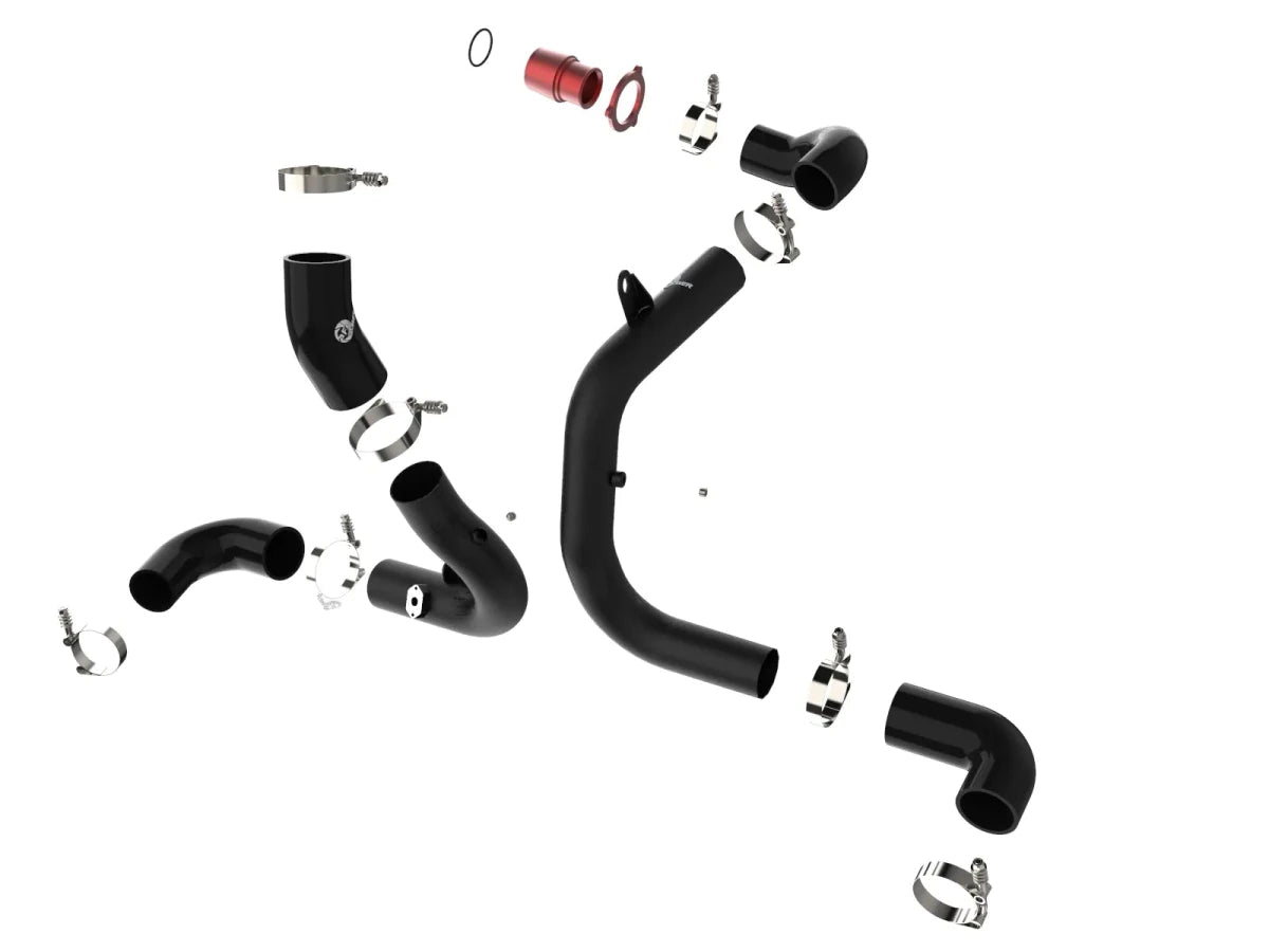 AFE - aFe 15 - 19 VW GTI Turbocharger Inlet Pipe - Red