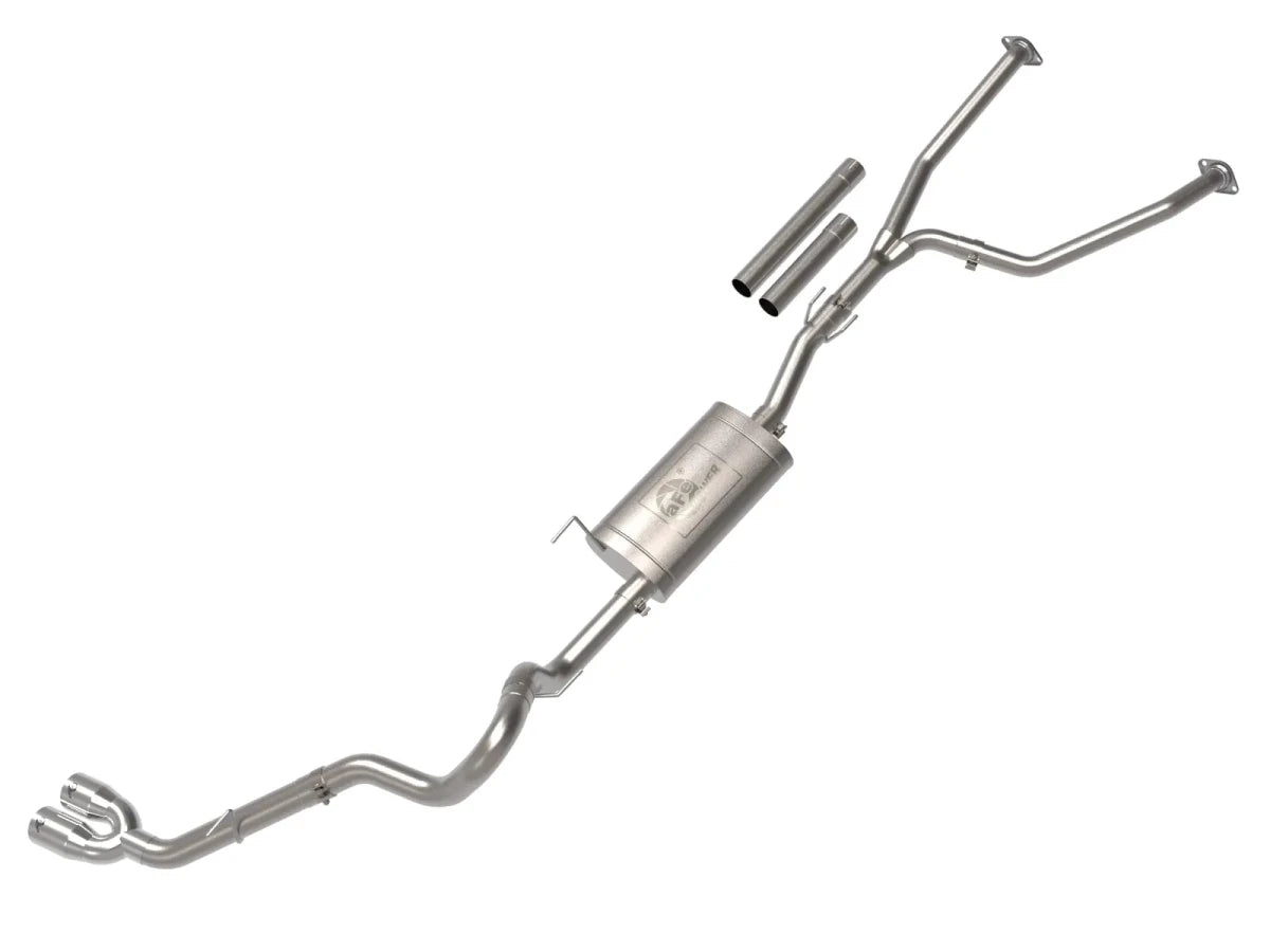 AFE - aFe 2022 Toyota Tundra V6 - 3.5L (tt) Vulcan Series 2.5in to 3in 304 SS Cat - Back Exhaust