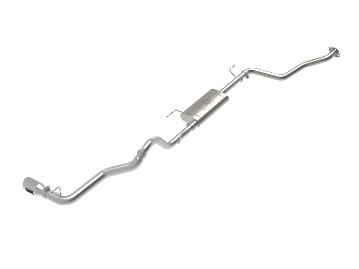 AFE - aFe 2024 Toyota Tacoma L4 2.4L Apollo Series 2.5 - 3in 409 SS Steel Cat - Back Exhaust w/Polished Tips - Panda Motorworks