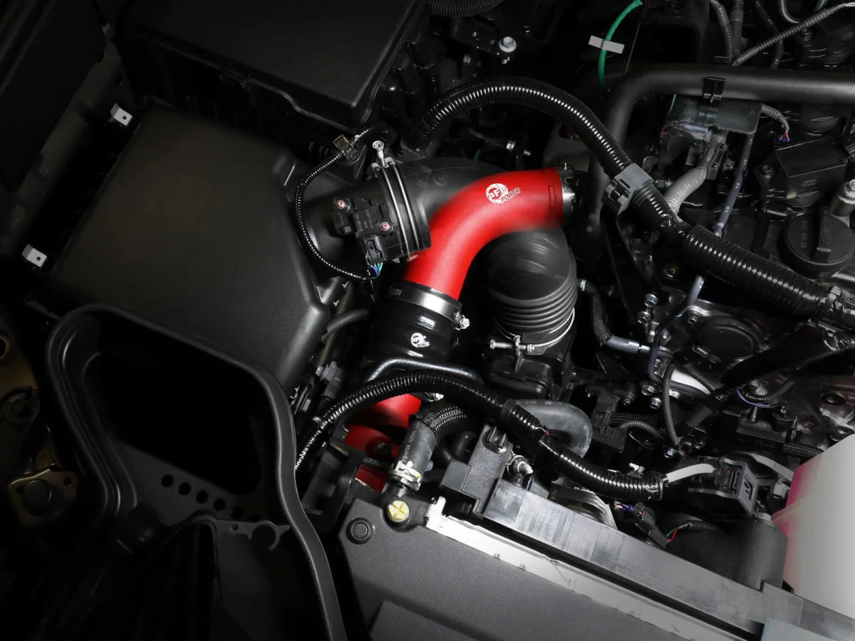 AFE - aFe 2024 Toyota Tacoma L4 2.4L (t) BladeRunner 3in Aluminum Cold Charge Pipe