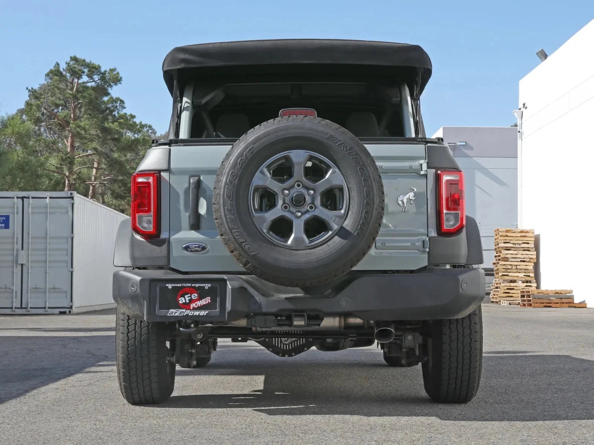 AFE - aFe Apollo GT 3in 409 SS Cat - Back Exhaust 2021 Ford Bronco 2.3L/2.7L