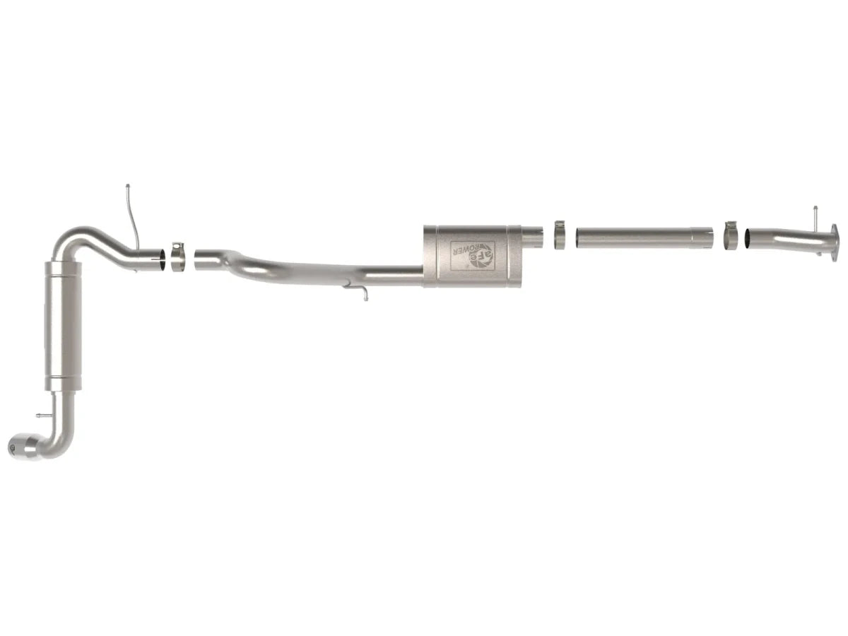 AFE - aFe Apollo GT 3in 409 SS Cat - Back Exhaust 2021 Ford Bronco 2.3L/2.7L