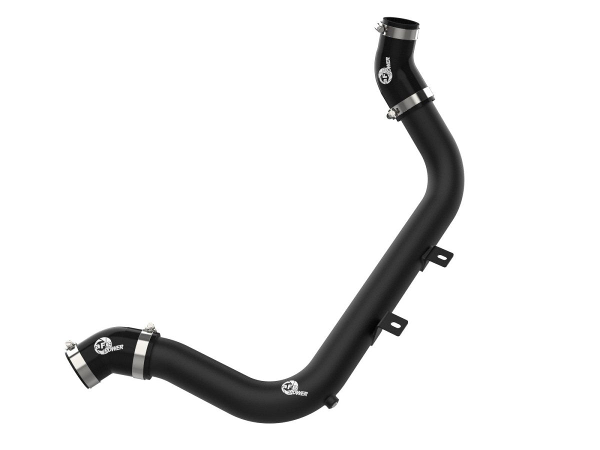 AFE - aFe Blade Runner Aluminum Hot and Cold Charge Pipe Kit Black Kia Forte GT L4 - 1.6L (t) - Panda Motorworks