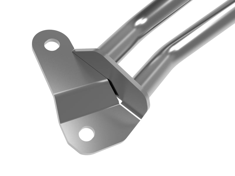 AFE - aFe CONTROL 20 - 22 Ford Explorer L4 2.3L (t) Tubular Steel Front Suspension Strut Brace Gunmetal Gray - Panda Motorworks