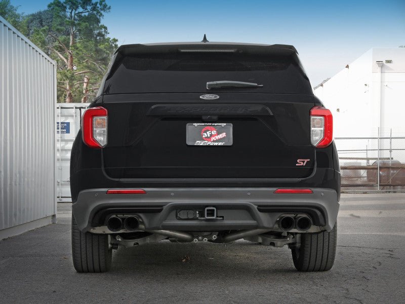 AFE - aFe MACH Force - Xp 2.5in. 304 SS C/B Exhaust 20 - 23 Ford Explorer V6 - 3.0L - Black Tip - Panda Motorworks