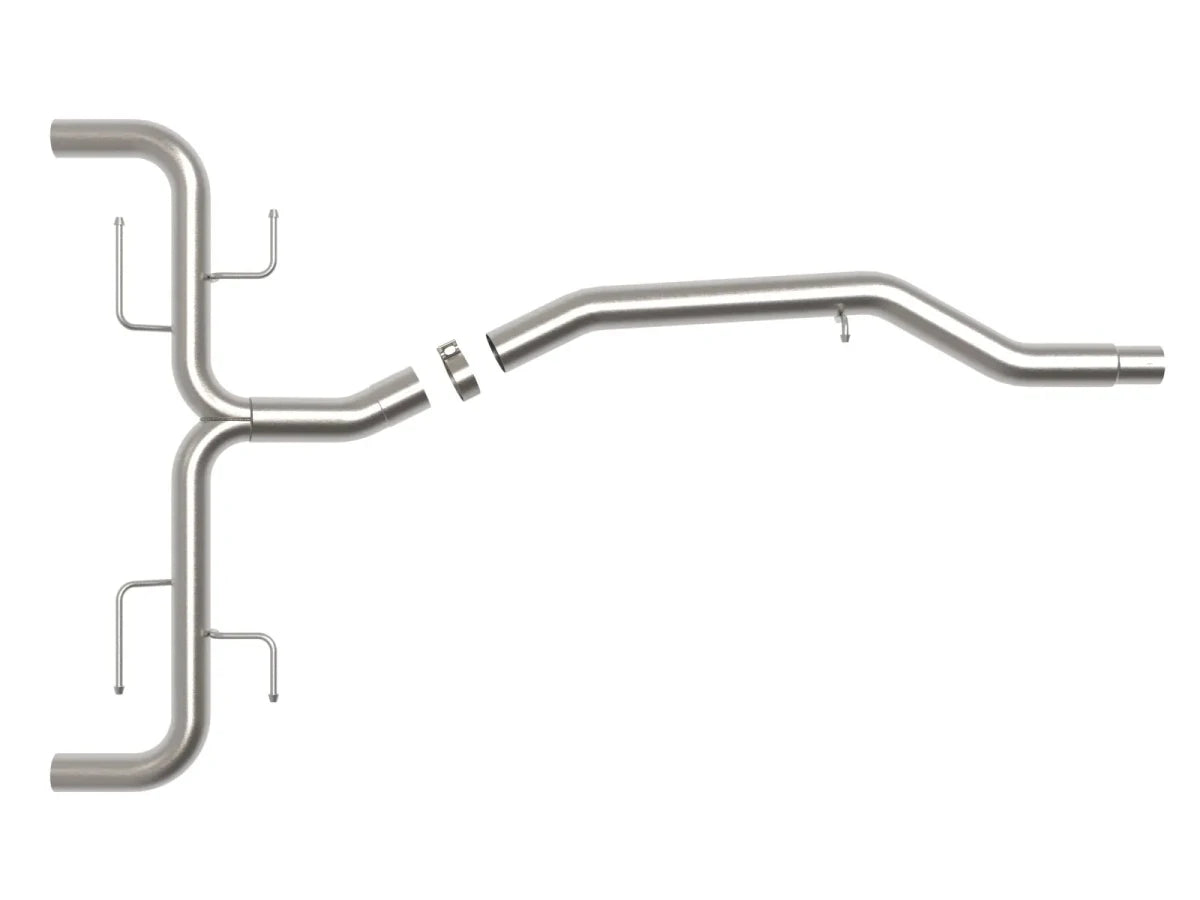 AFE - aFe MACH Force - Xp 3 IN to 2 - 1/2 IN 304 Stainless Steel Axle - Back Exhaust System Alfa Romeo Giulia 17 - 25 L4 - 2.0L (t)
