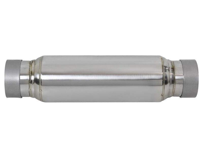 AFE - aFe MACH Force - Xp Stainless Steel Resonator - 3in Inlet/Outlet, 4in Diameter