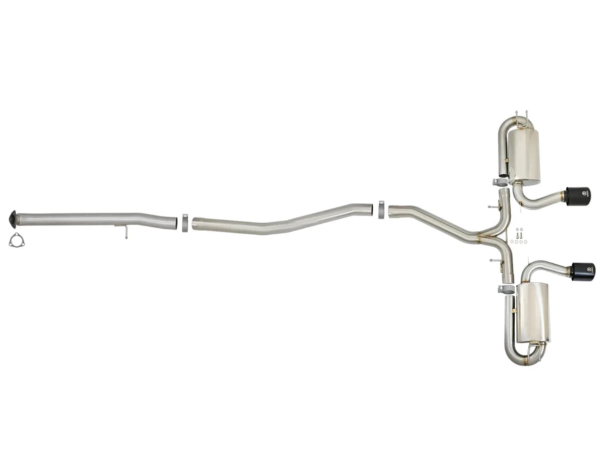 AFE - aFe POWER Takeda 3in 304 SS Cat - Back Exhaust 17 - 19 Honda Civic Si L4 - 1.5L (t)