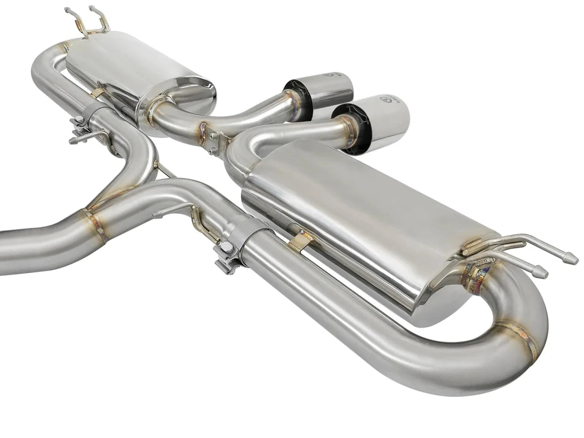 AFE - aFe POWER Takeda 3in 304 SS Cat - Back Exhaust 17 - 19 Honda Civic Si L4 - 1.5L (t)