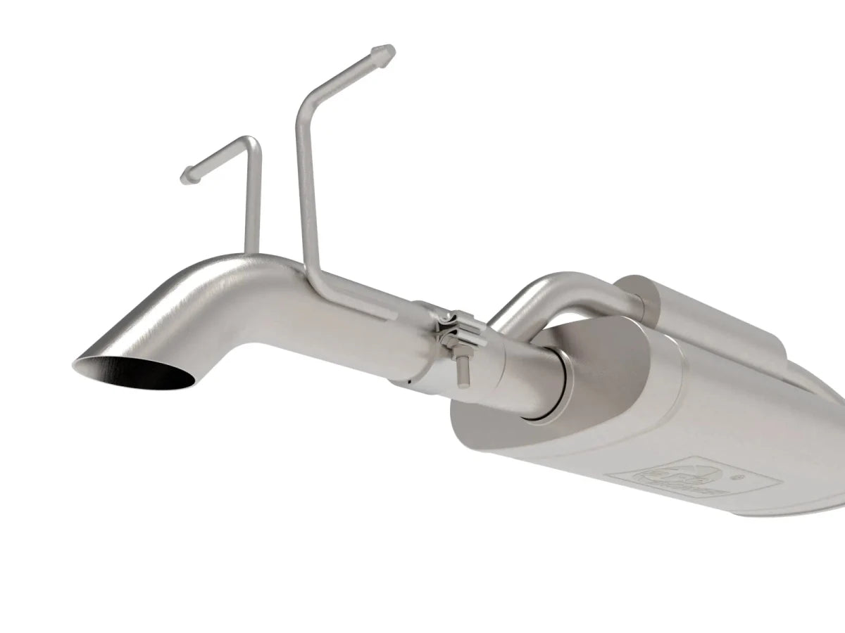 AFE - aFe ROCK BASHER 2 - 1/2 IN 409 Stainless Steel Cat - Back Exhaust System