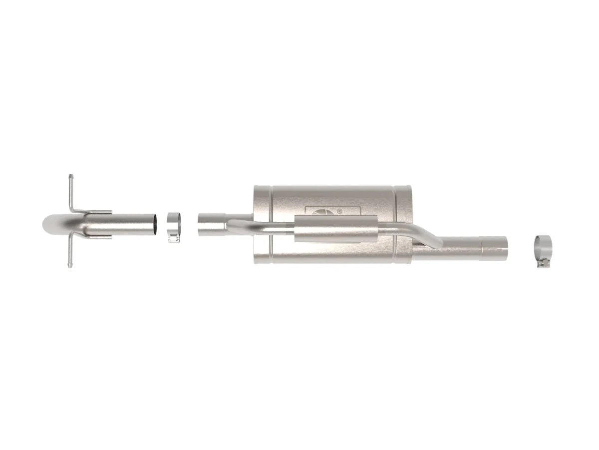 AFE - aFe ROCK BASHER 2 - 1/2 IN 409 Stainless Steel Cat - Back Exhaust System