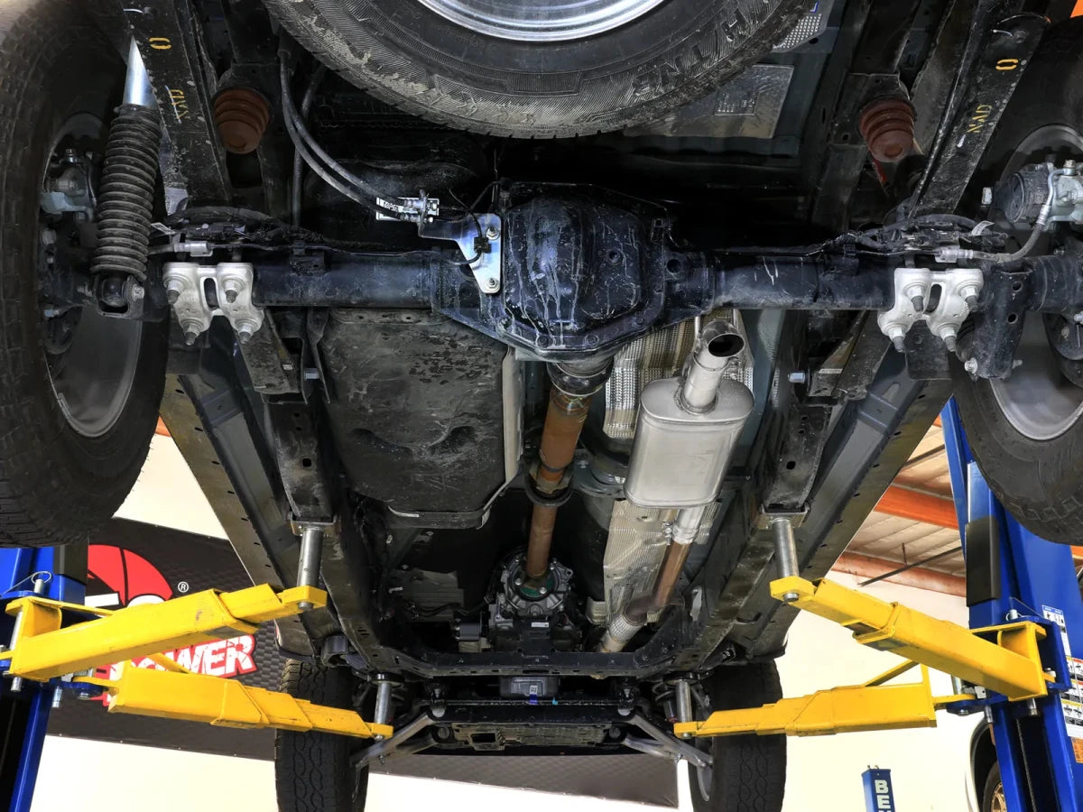 AFE - aFe ROCK BASHER 2 - 1/2 IN 409 Stainless Steel Cat - Back Exhaust System