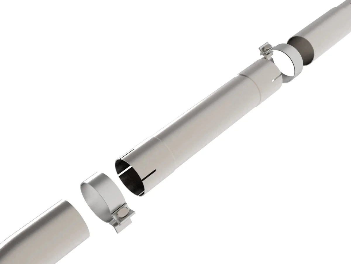 AFE - aFe Takeda 20 - 24 Kia Forte GT 1.6L (t) 3in 304 Stainless Steel Mid - Pipe