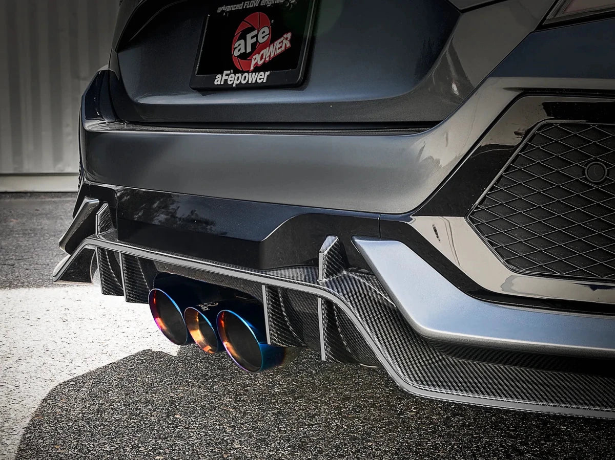AFE - aFe Takeda 3in 304 SS Cat - Back Exhaust 17 - 21 Honda Civic Type R L4 2.0L (t)
