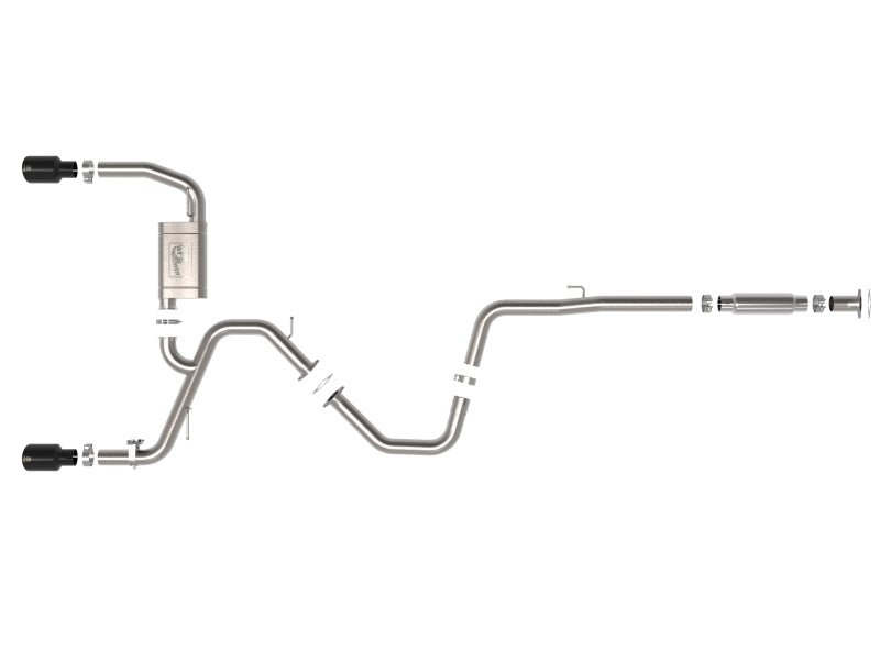 AFE - aFe Takeda Hyundai Elantra N 22 - 23 L4 - 2.0L (t) 3in 304 SS Cat - Back Exhaust w/ Black Tips - Panda Motorworks