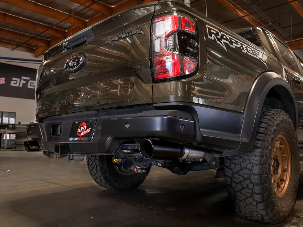 AFE - aFe Vulcan Series 3in 304SS Cat - Back Exhaust 24 - 25 Ford Ranger Raptor V6 - 3.0L (tt)