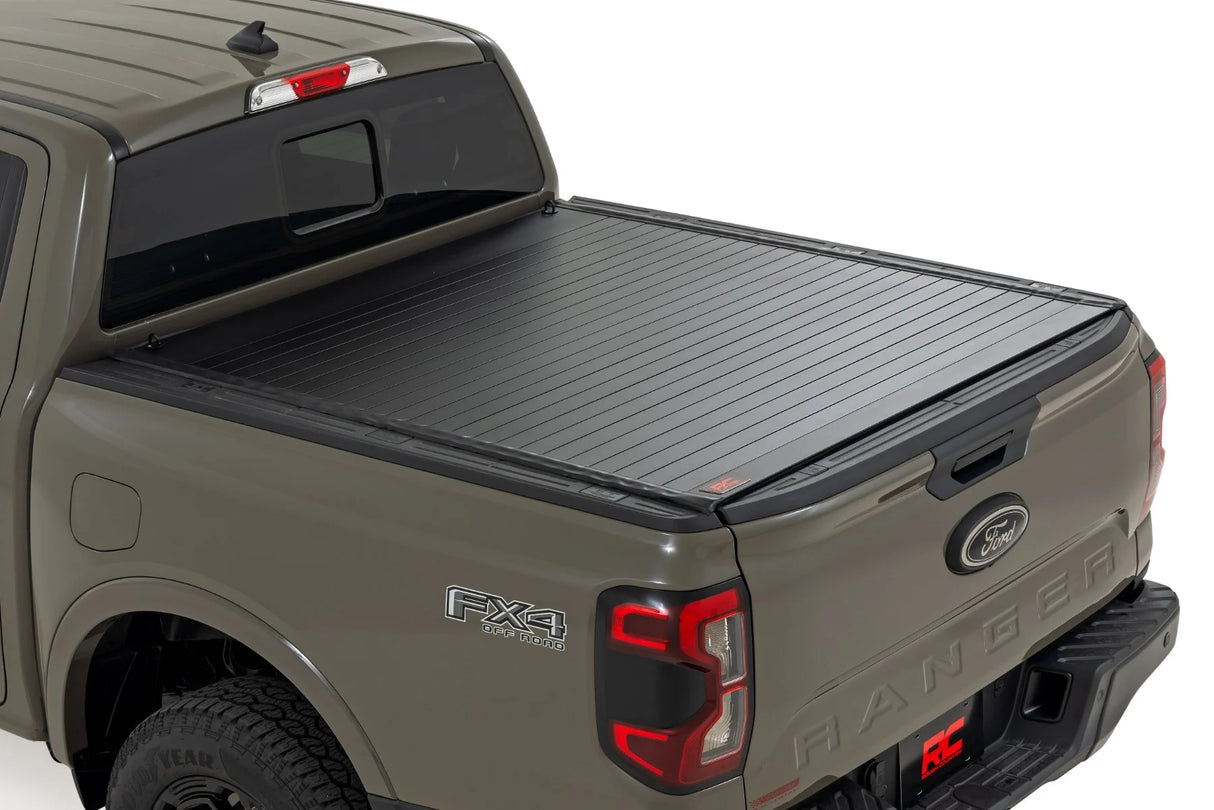 Rough Country Hard Roll Up Bed Cover 5' Bed | Ford Ranger 2WD/4WD (2024-2025)