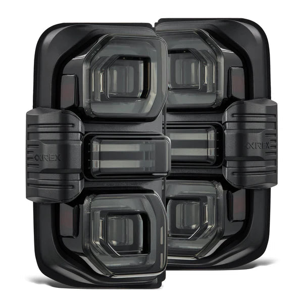 AlphaRex - AlphaRex 21 - 24 Ford Bronco NOVA LED Tail Lights - Alpha - Black - Panda Motorworks