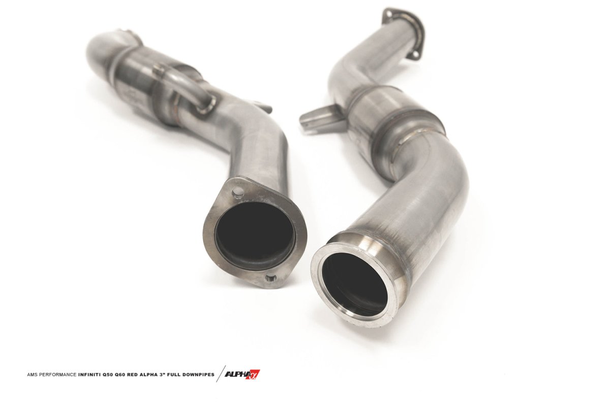 AMS Performance - AMS Performance VR30DDTT Street Full Downpipes W/GESI Cats