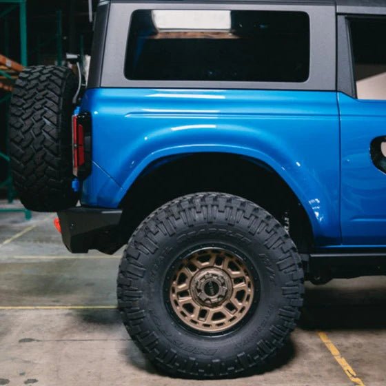 Anderson Composites - Anderson Composites 21 - 24 Ford Bronco 2DR Fiberglass Rear Quarter Panel (2in Rise & 2.5in Wider) - Panda Motorworks