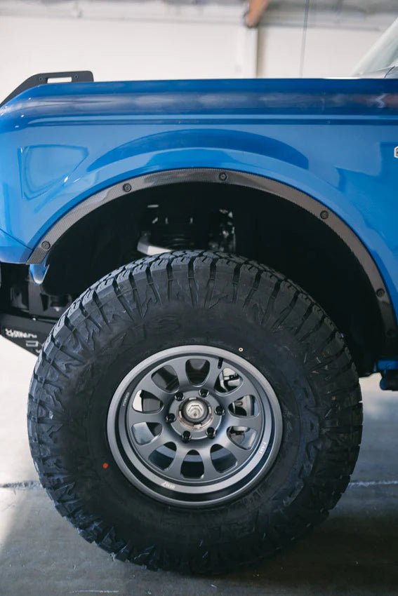 Anderson Composites - Anderson Composites 21 - 24 Ford Bronco 4 Door Carbon Fiber Fender Flare Delete Kit - Panda Motorworks