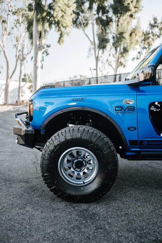 Anderson Composites - Anderson Composites 21 - 24 Ford Bronco 4 Door Carbon Fiber Fender Flare Delete Kit - Panda Motorworks