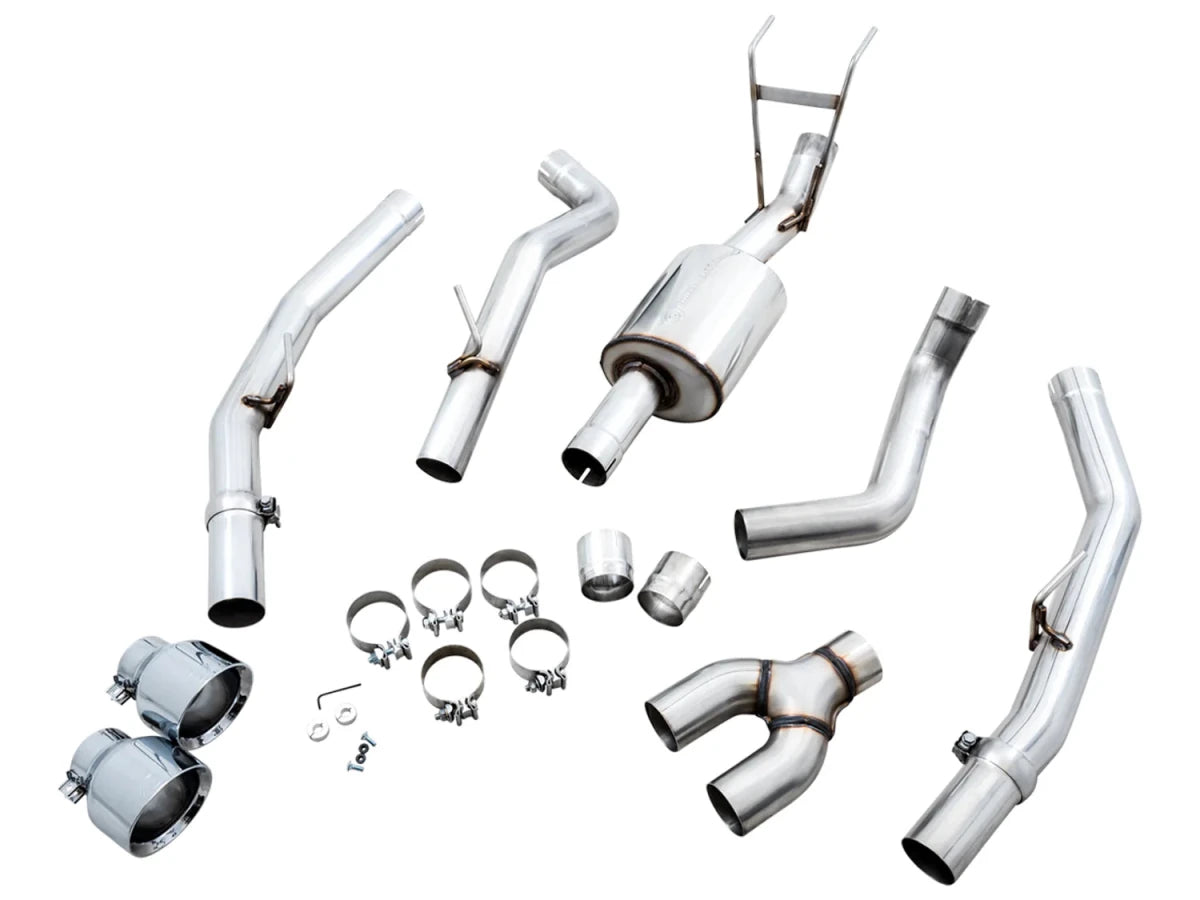 AWE Tuning - AWE 0FG Exhaust Suite for the 4th Gen RAM 1500 5.7L (with bumper cutouts)