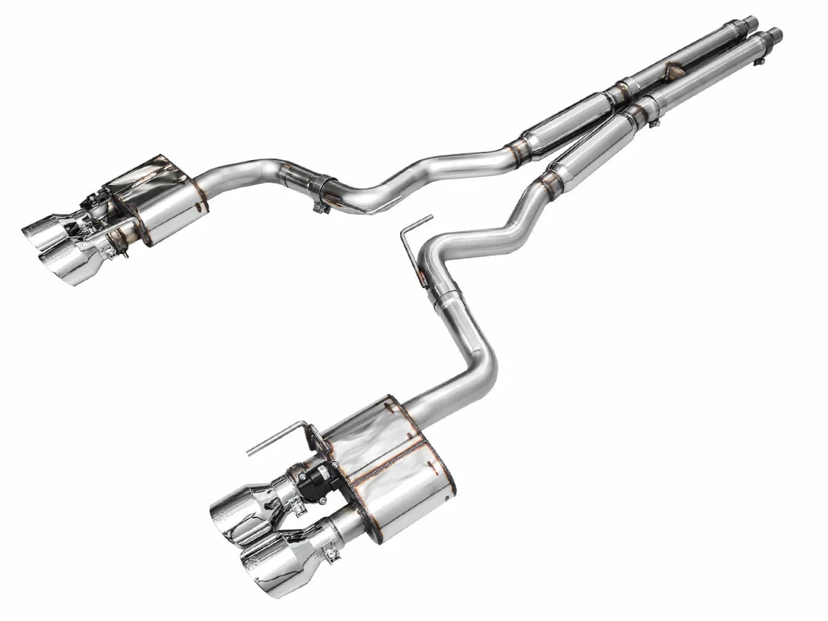 AWE Tuning - AWE Exhaust Suite for S650 Ford Mustang Quad Tip GT