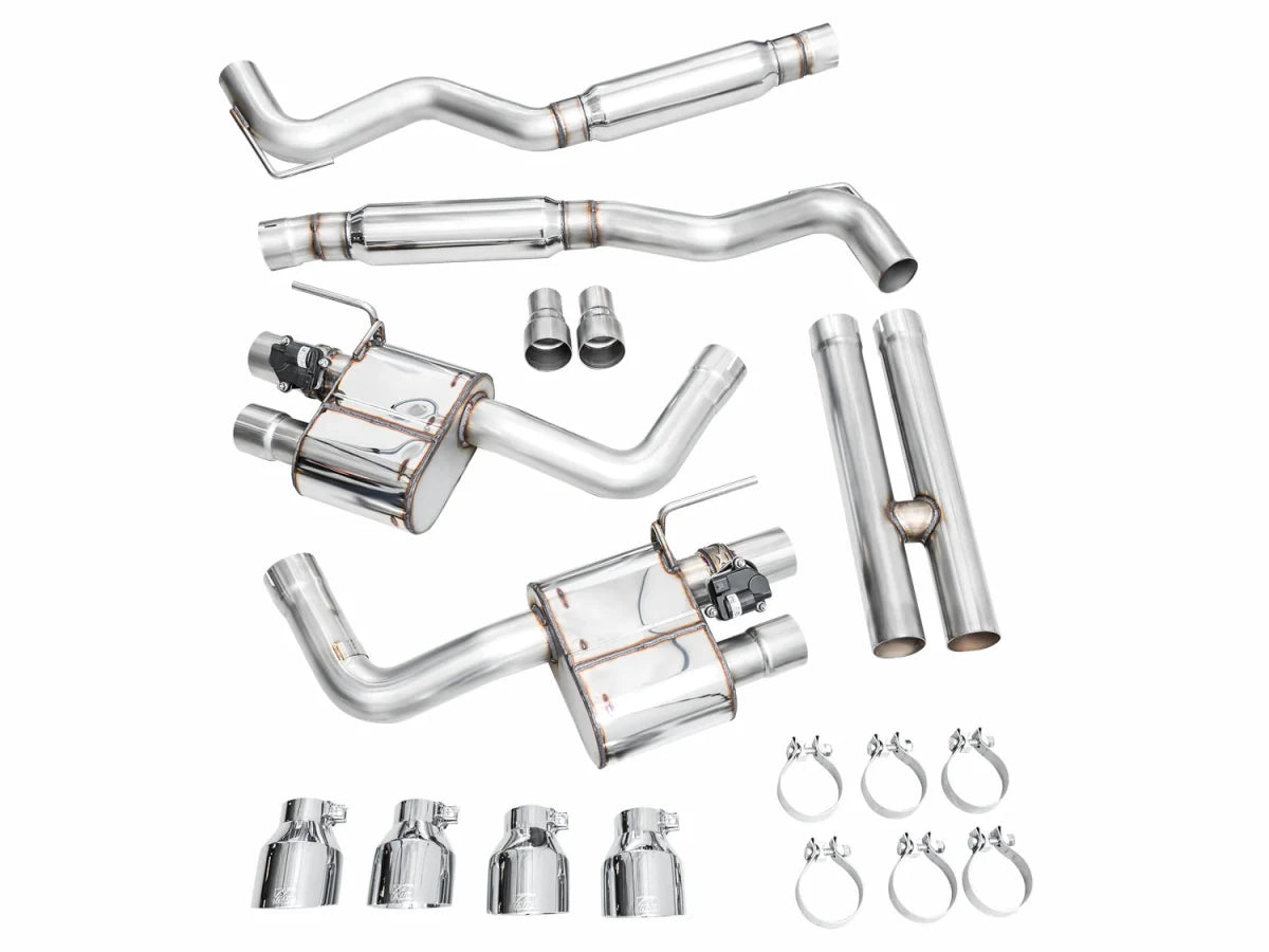 AWE Tuning - AWE Exhaust Suite for S650 Ford Mustang Quad Tip GT