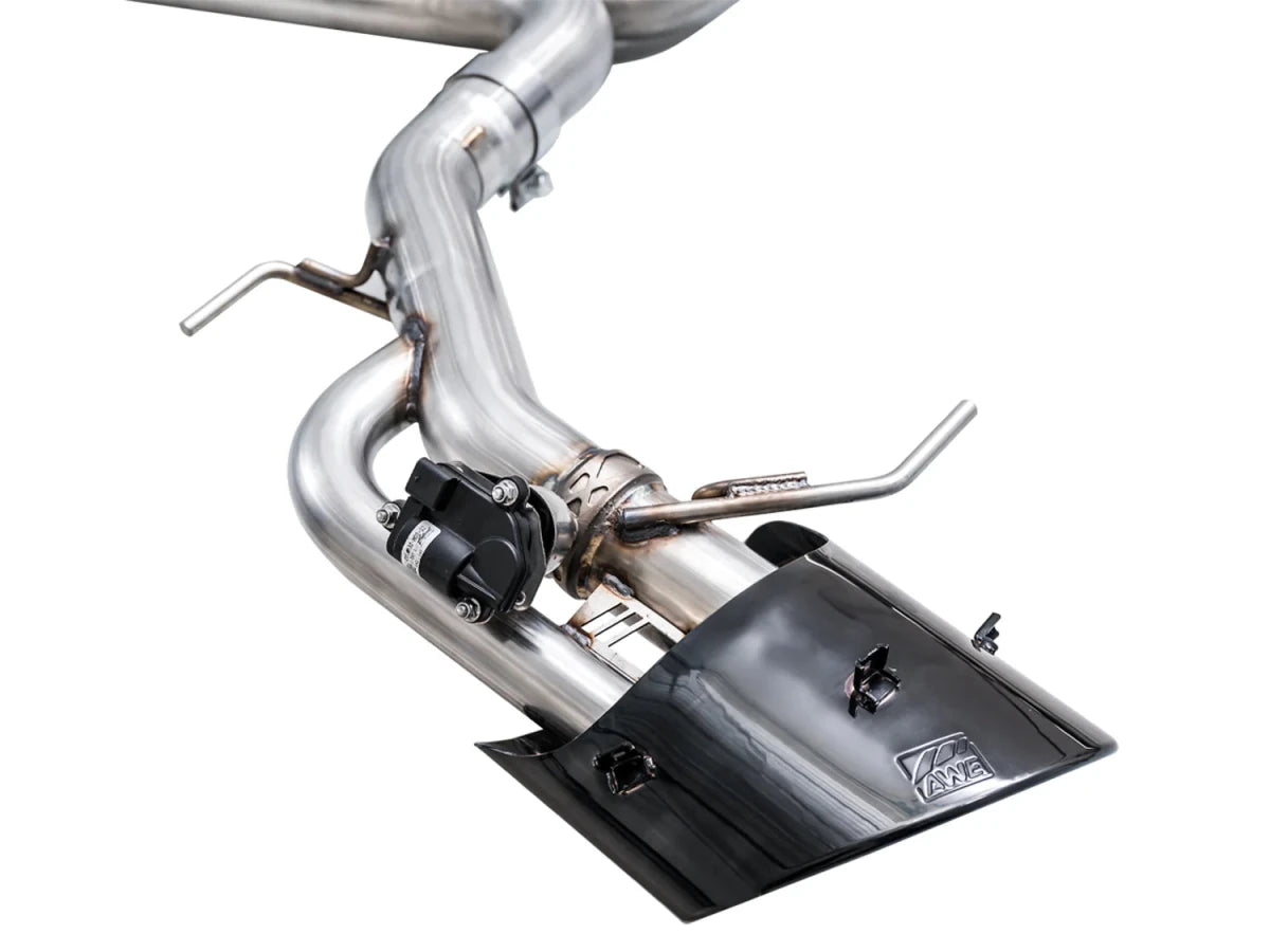 AWE Tuning - AWE Tuning 21 - 26 Audi C8 RS6/RS7 SwitchPath Cat - back Exhaust - Diamond Black Tips