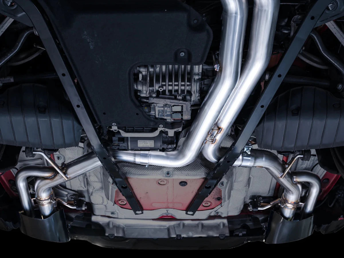 AWE Tuning - AWE Tuning 21 - 26 Audi C8 RS6/RS7 SwitchPath Cat - back Exhaust - Diamond Black Tips
